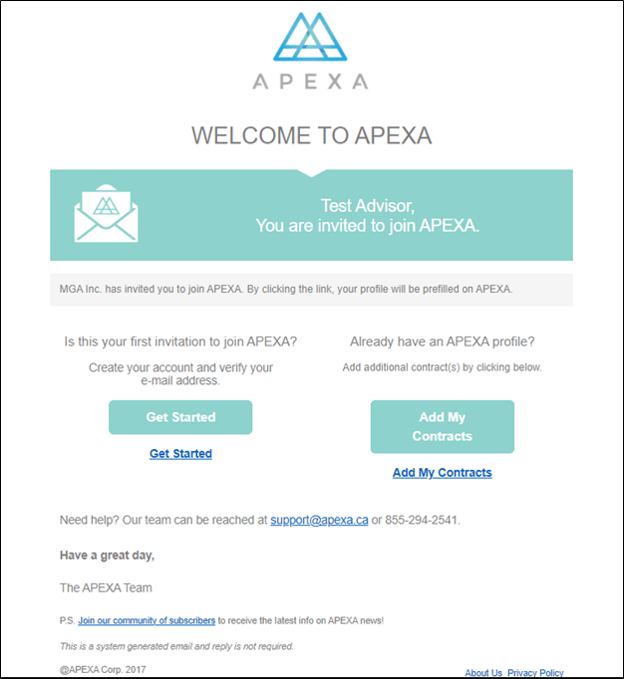 Welcome to APEXA